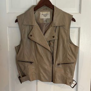 American Rag leather vest